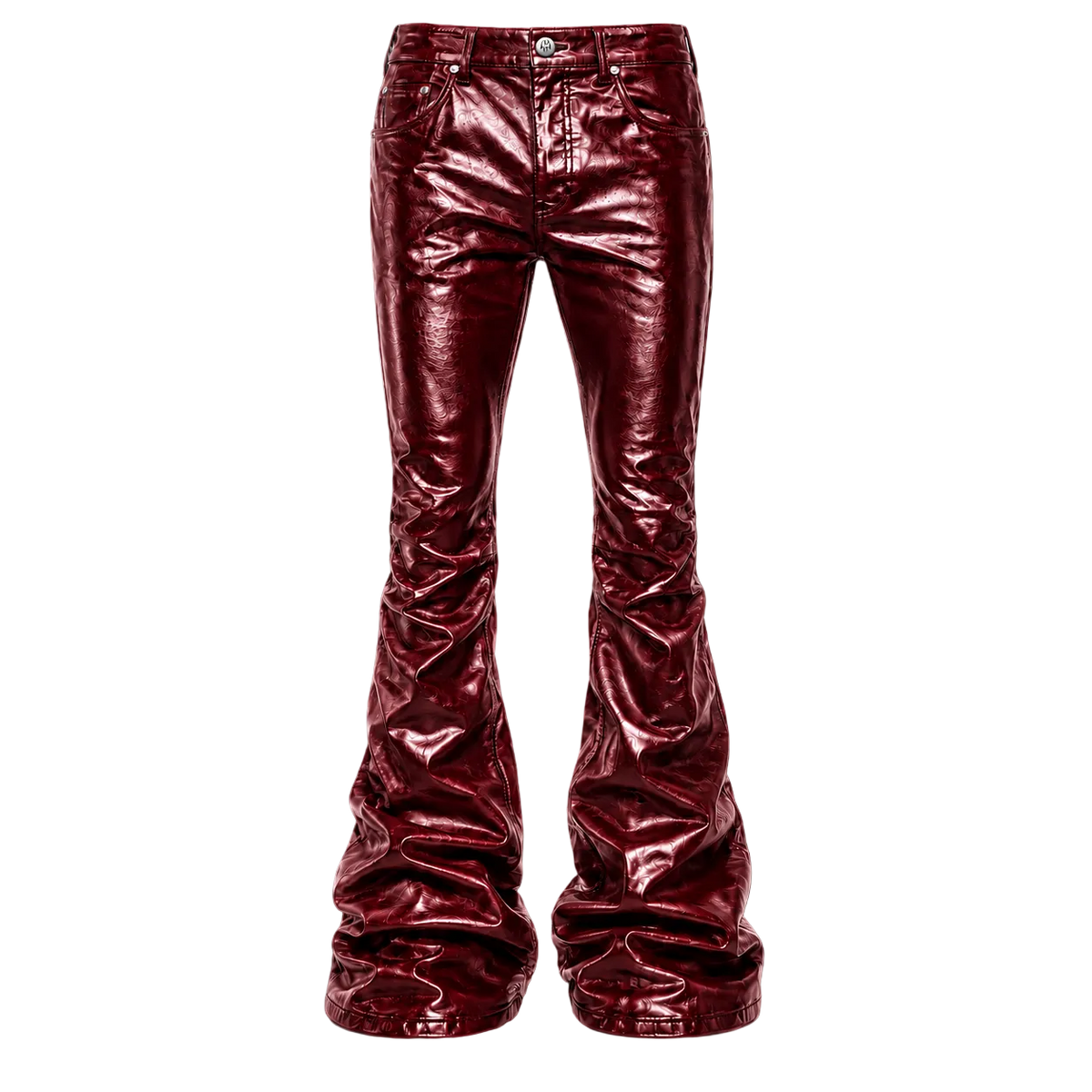 XIII Wax Denim Stacked Pants