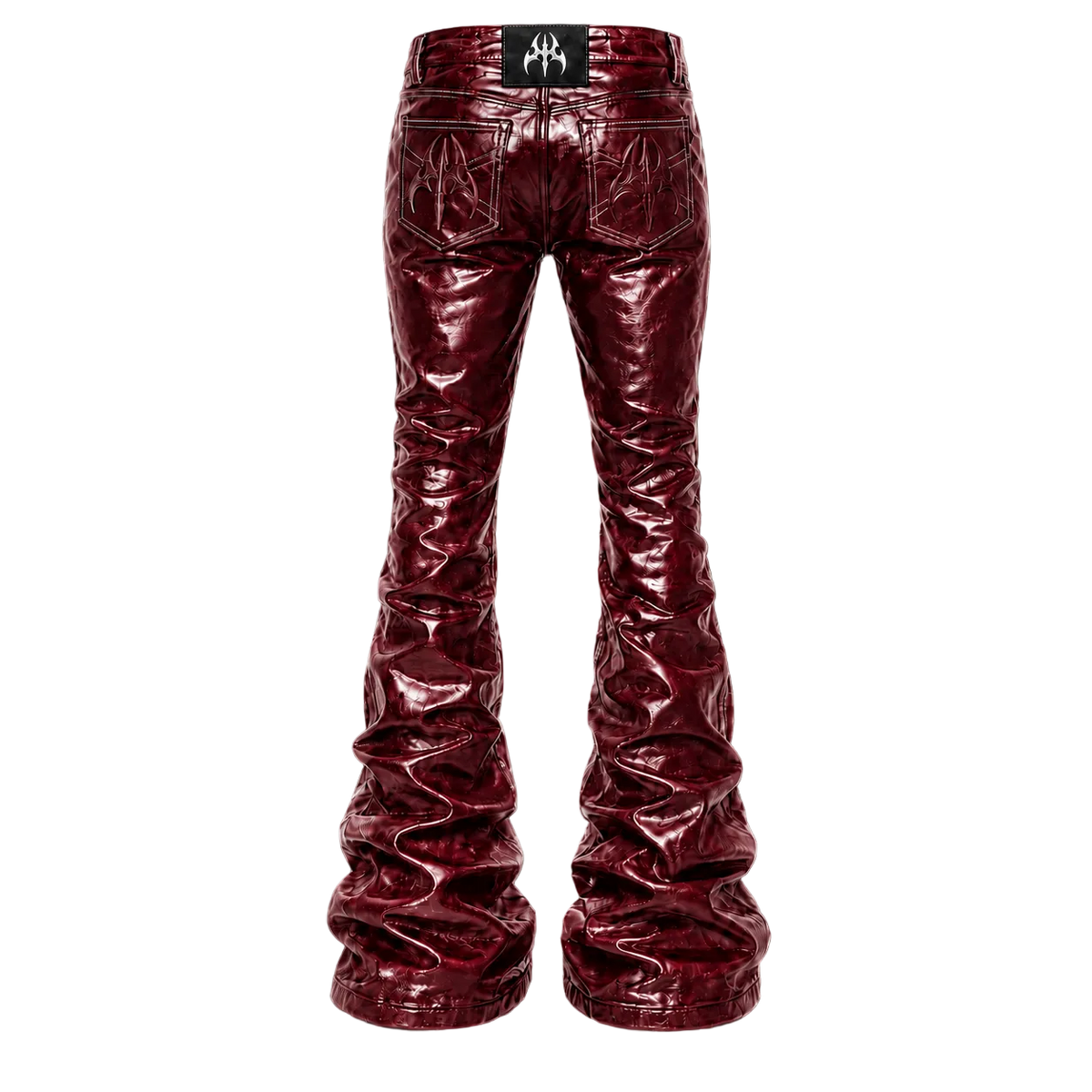 XIII Wax Denim Stacked Pants