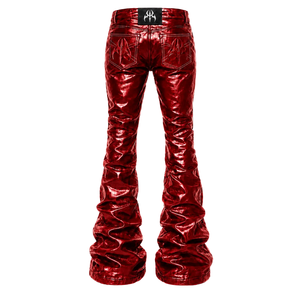 XIII Wax Denim Stacked Pants