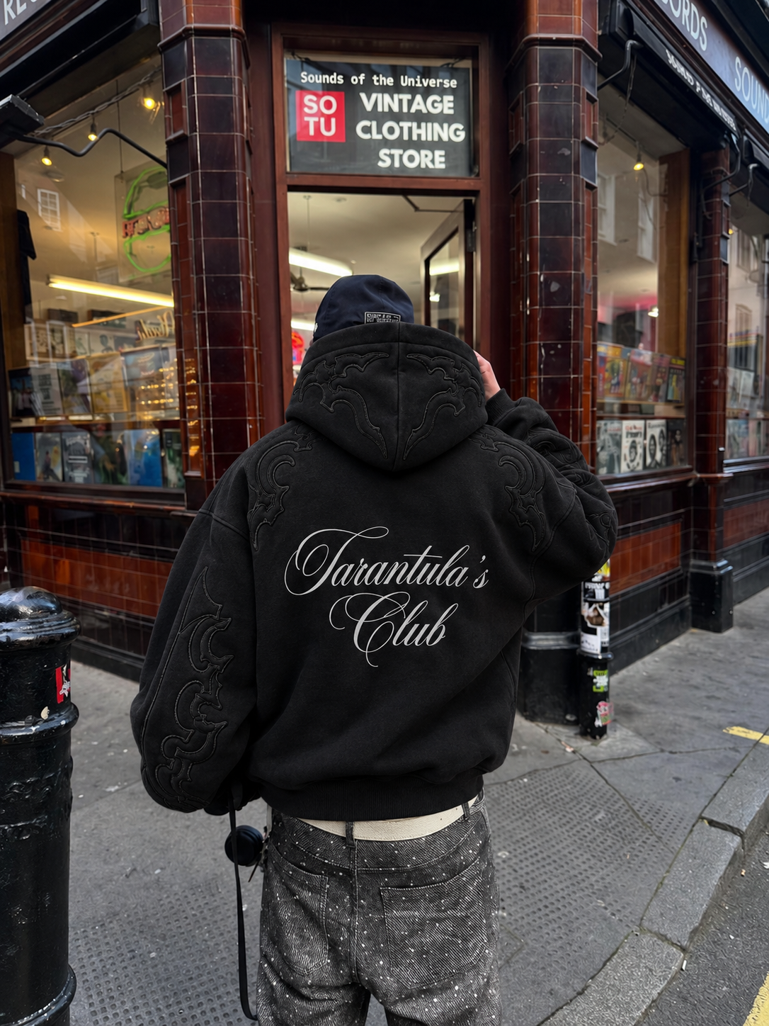 XIII White Royal Crest Zipper hoodie