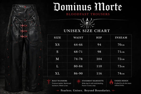 Dominus Morte: Red Vessel Trousers