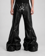 Nocturnus Imperium Chrome Leather Pants