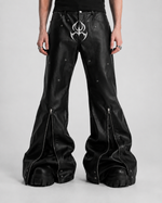 Nocturnus Imperium Chrome Leather Pants