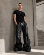 Nocturnus Imperium Chrome Leather Pants