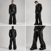 Nocturnus Imperium Chrome Leather Pants
