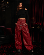 Dominus Morte: Red Vessel Trousers