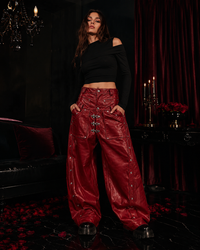 Dominus Morte: Red Vessel Trousers