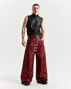 Dominus Morte: Crimson Vessel Trousers