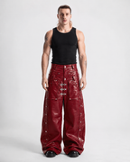 Dominus Morte: Crimson Vessel Trousers