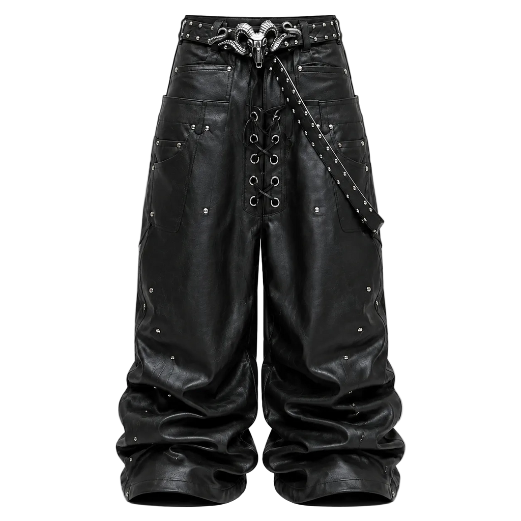 Covenant Ram Buckle Pants — Onyx