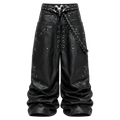 Covenant Ram Buckle Pants — Onyx