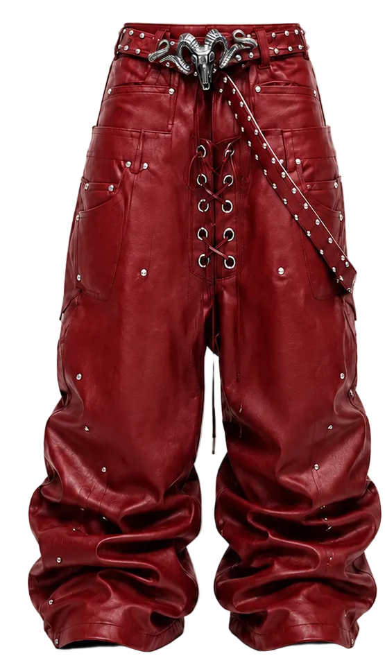 Covenant Ram Buckle Pants — Onyx
