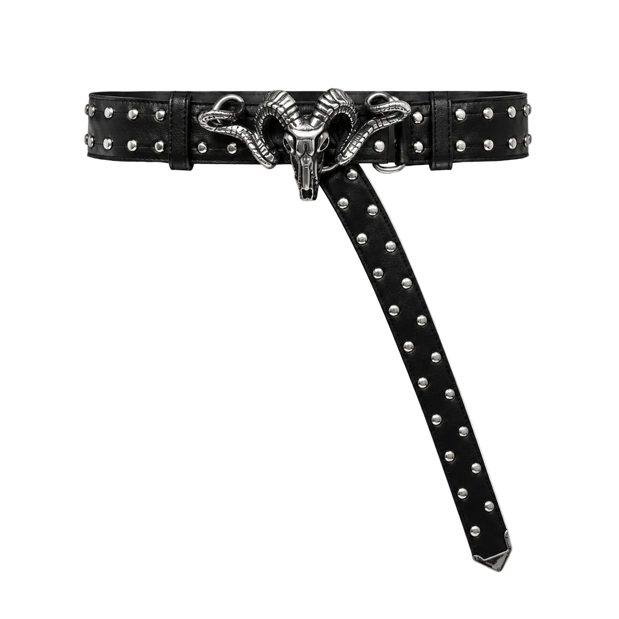 Covenant Ram Buckle Pants — Onyx