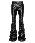 Wax Denim Stacked Pants