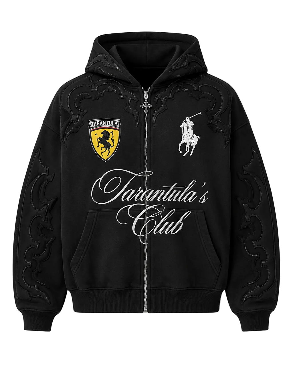 Royal Crest Zipper hoodie