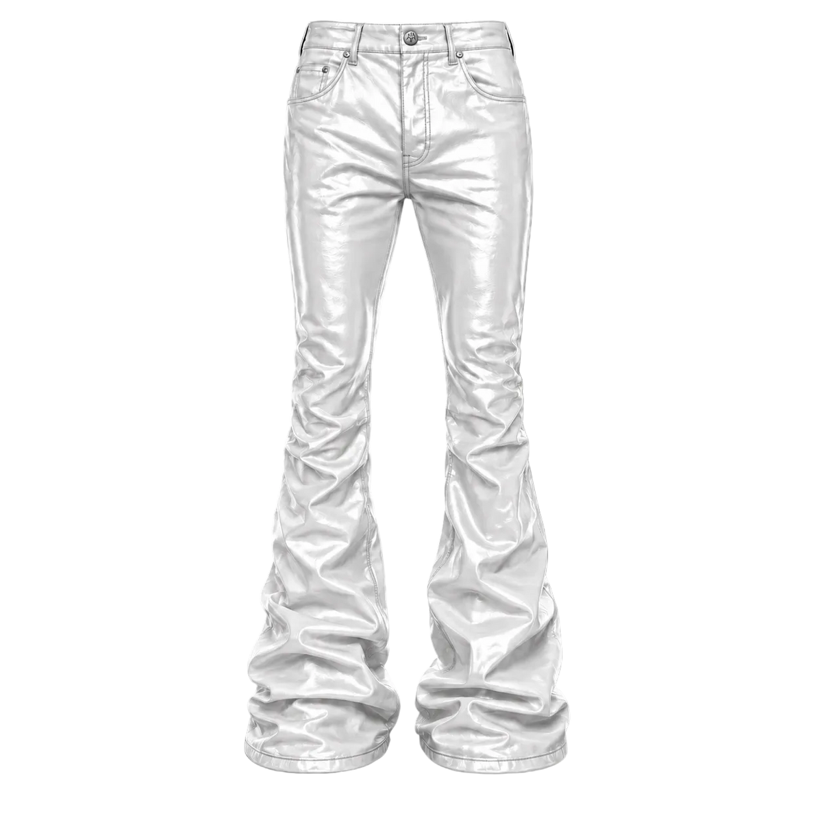 XIII Wax Denim Stacked Pants