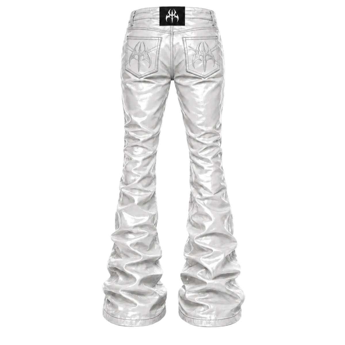 XIII Wax Denim Stacked Pants