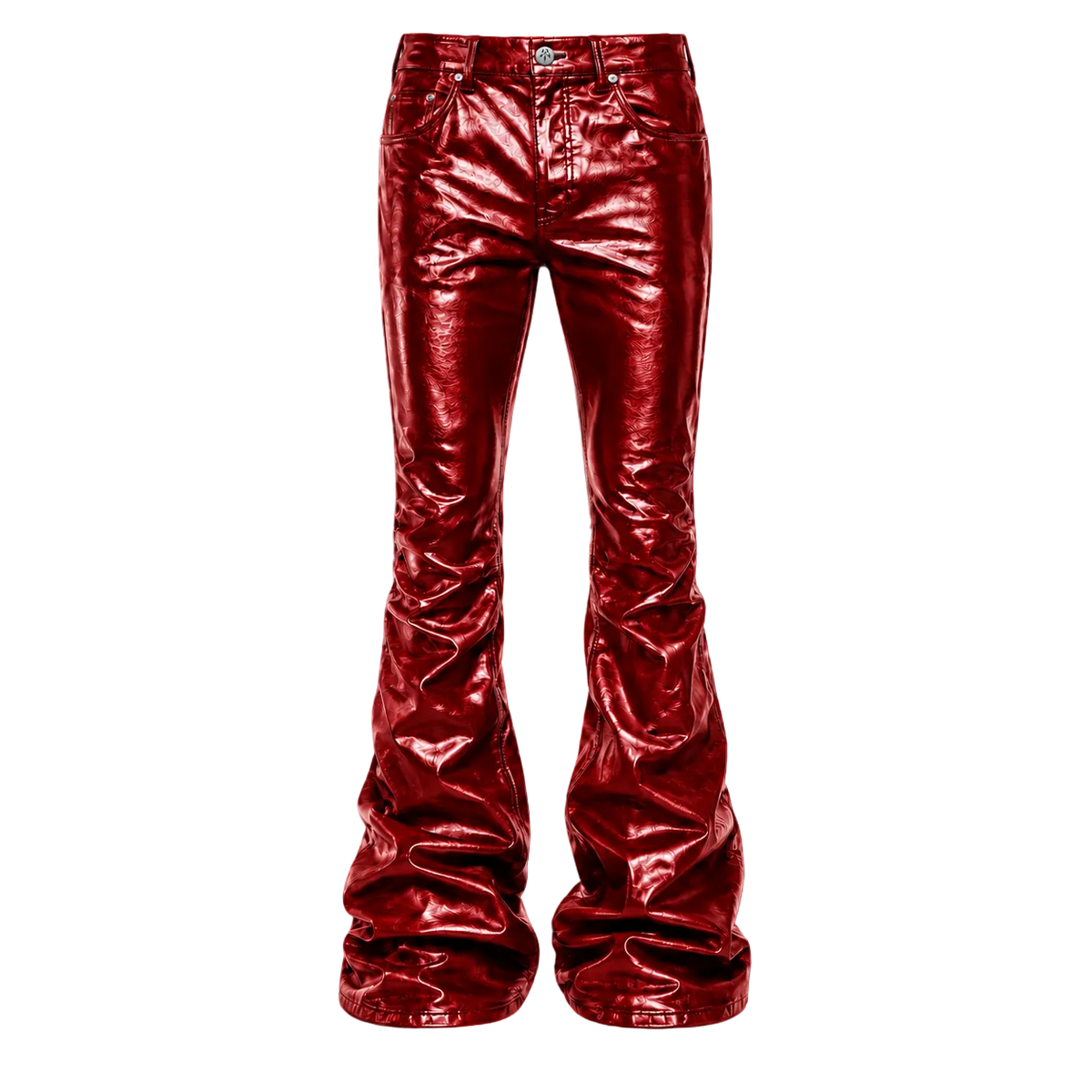 XIII Wax Denim Stacked Pants