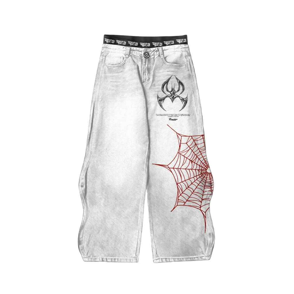 RED WEB Baggy jeans 'Tarantulas' Collection