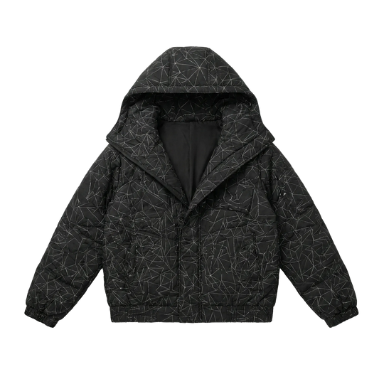 PROJECT001: Women's Black Network Puffer Tarantula's Club