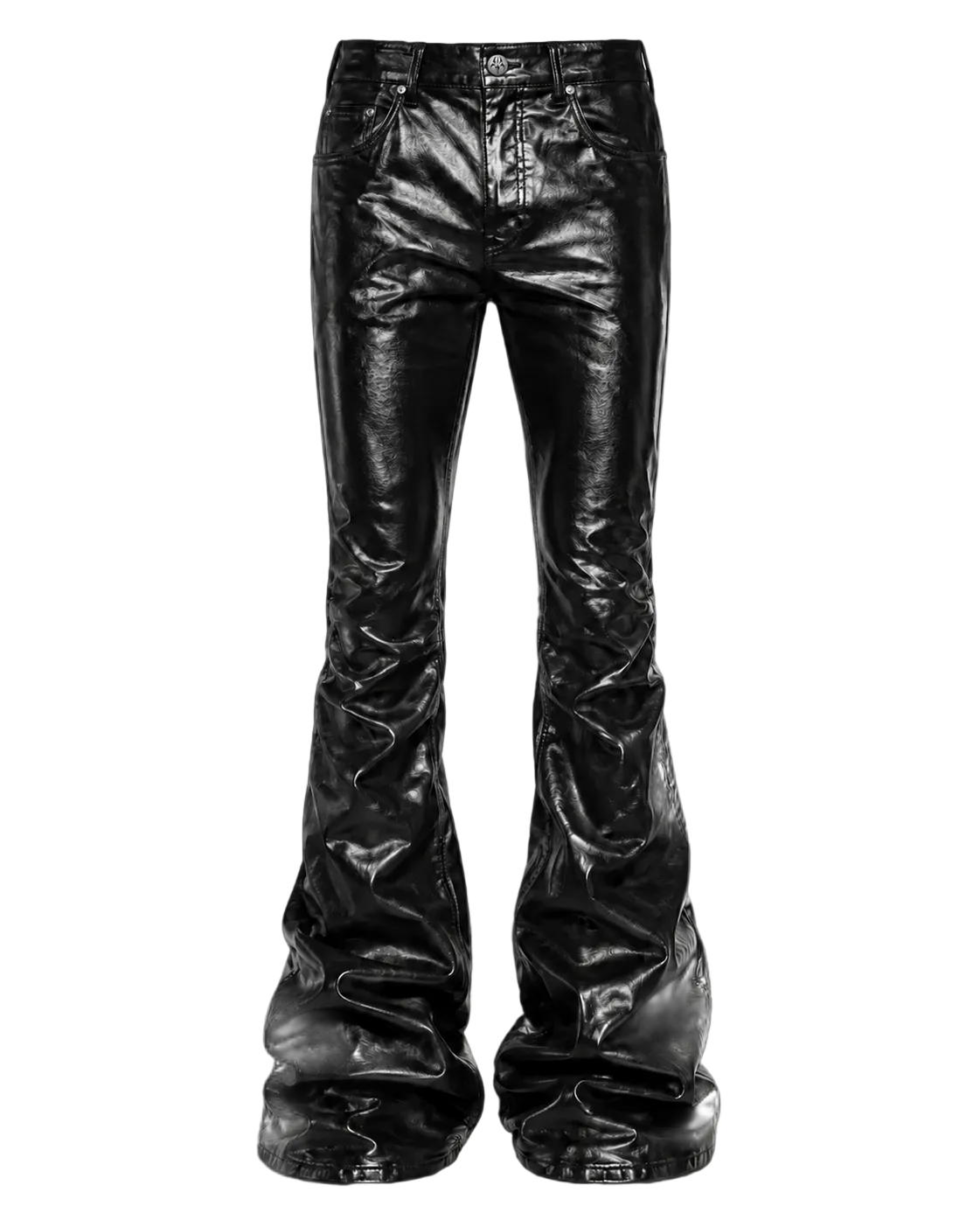 XIII Wax Denim Stacked Pants