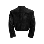Blood Crimsom Armor-Style Biker Jacket tarantulaclub