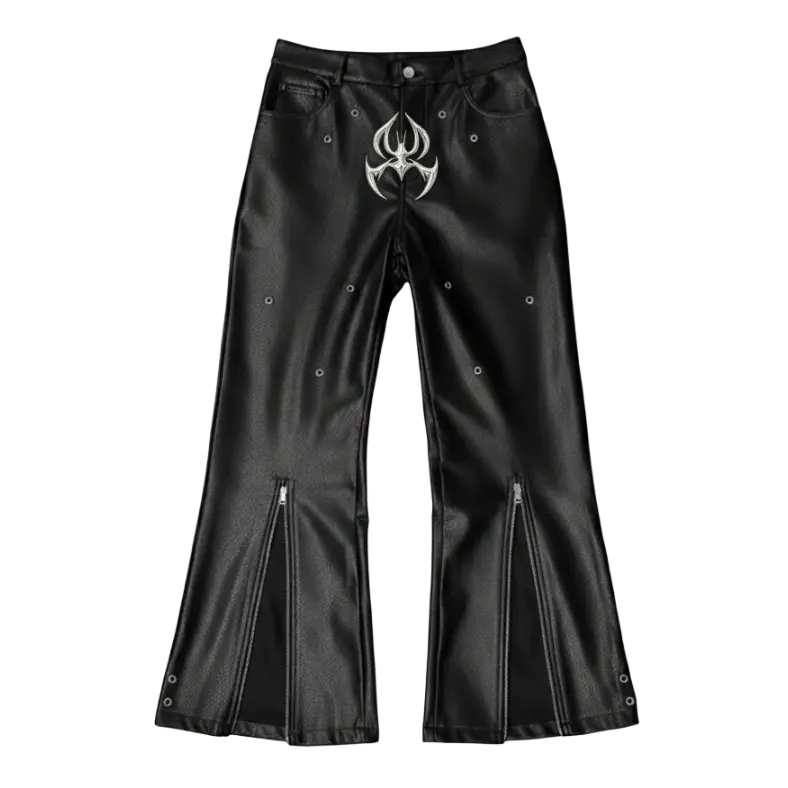 Nocturnus Imperium Chrome Leather Pants Tarantula's Club