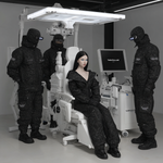 PROJECT001: Women's Black Network Puffer Tarantula's Club